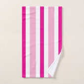 Cabana Pink White Stripes (Serviette à main)