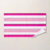 Cabana Pink White Stripes (Serviette à main)