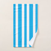 Cabana Sky Blue White Stripes (Serviette à main)