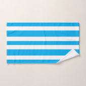 Cabana Sky Blue White Stripes (Serviette à main)
