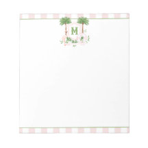Cabana Strepen Palm Beach Monogram Wapenschild