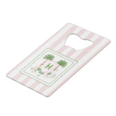 Cabana Stripes Palm Beach Monogram Crest (Devant Angle)