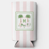 Cabana Stripes Palm Beach Monogram Crest (Voorkant)