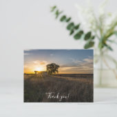 Cabane Abandonnée Colorado Coucher de Soleil Carte (Debout devant)