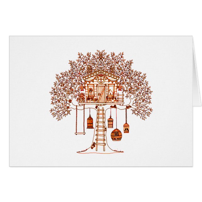 Cabane dans un arbre (Devant horizontal)