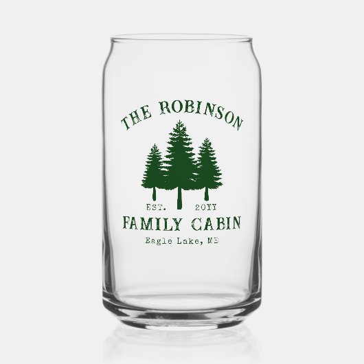 Cabane de famille rustique en forêt verte (Recto)