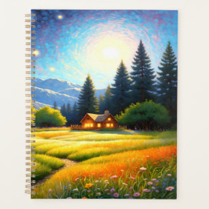 Cabane de forêt de montagne Art