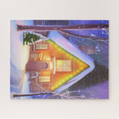 CABANE NEIGEUSE ART CHRISTMAS PUZZLE (Horizontal)