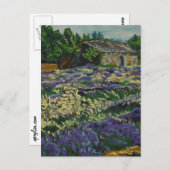 Cabanon dans la lavande briefkaart (Voorkant / Achterkant)