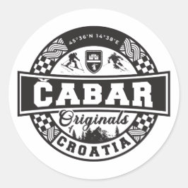 Čabar Originals Ronde Sticker