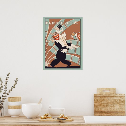 Cabaret Art Déco Magazine Couverture (Cuisine)