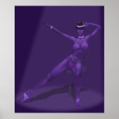 Cabaret Dancer in Spotlight - Poster (Voorkant)