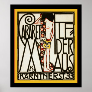 Cabaret Fledermaus ~ Adverteren Poster