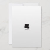 Cabaret Framed Dance Overweging Uitnodiging (Achterkant)