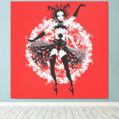 Cabaret Girl Toile Enveloppée (Insitu (Plancher de Bois))