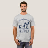 Cabarita Beach Australia surfing T-shirt (Voorkant volledig)