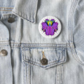 Cabassou Bug Ronde Button 5,7 Cm (In situ)