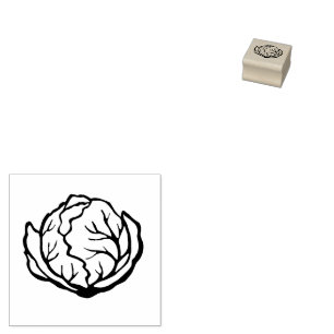 Cabbage caroot: Schone uiteinden zoeken Rubberstempel