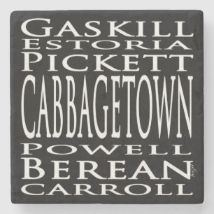 Cabbagetown Atlanta Street Signs, Onderzetters