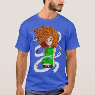 Cabelos ao vento t-shirt