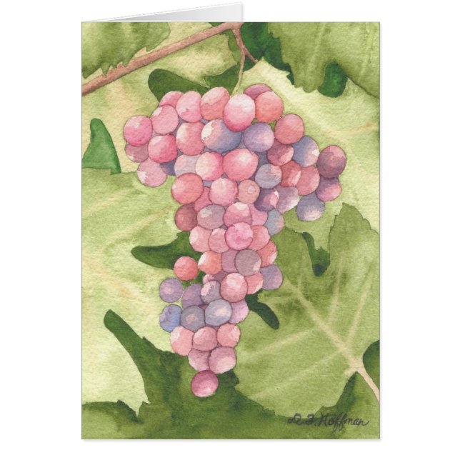 Cabernet Grapes-kaart (Voorkant)