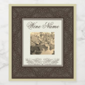 Cabernet Sauvignon Oude Wijn Label Wijn Etiket (Enkel label)