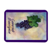 Cabernet Sauvignon Vins Raisins Peinture Magnet d' (Horizontal)