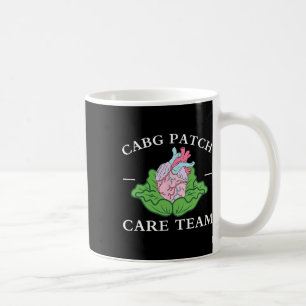 Cabg Patch Care Team Nurse Cabbage Heart Nurse Wee Koffiemok