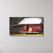 Cabin Adirondacks Canvas Afdruk (Voorkant)