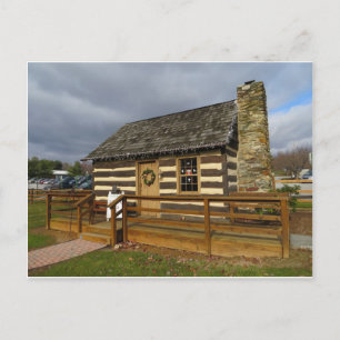 Cabin at Carroll County Boerderij Museum Briefkaart
