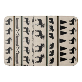 Cabin Blanket Design van Leslie Harlow Badmat