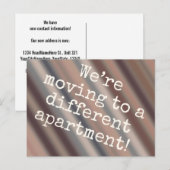 Cabin Chic Nieuwe Woonkaart Postkaart Aankondigingskaart (Voorkant / Achterkant)