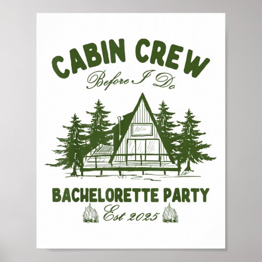 Cabin Crew Before I Do Camp Bach Bachelorette Part Poster (Voorkant)