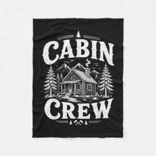 Cabin crew berg buiten gezin vakantie trip fleece deken
