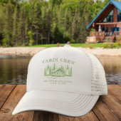 Cabin Crew Groen Kampeer Afscheidsfeest Trucker Pet