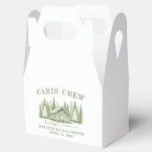 Cabin Crew Groen Verloofd Meisjesuitstap Bedankdoosjes (Geopend)