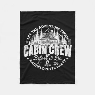 Cabin Crew Voor Ik Doe Bachelorette Feest Kamp Bac Fleece Deken