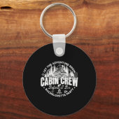 Cabin Crew Voor Ik Doe Bachelorette Feest Kamp Bac Sleutelhanger (Voorkant)