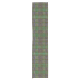 Cabin Forest Green Tartan Korte Tafelloper