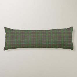 Cabin Forest Green Tartan Lichaamskussen