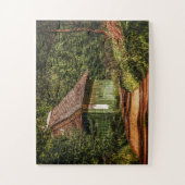 CABIN IN DE BOSSEN JIGSAW PUZZLE LEGPUZZEL (Verticaal)