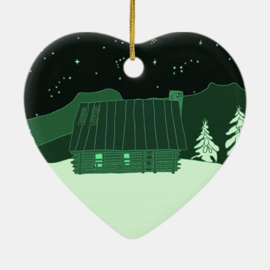 Cabin Love ornament (Achterkant)