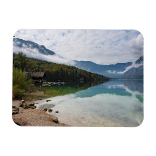 Cabin naast het Bohinj-meer in Slovenië Magneet
