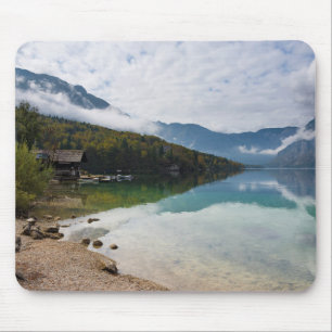 Cabin naast het Bohinj-meer in Slovenië Muismat