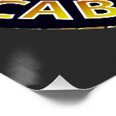 Cabin Rental Sign Perfect Poster (Hoek)