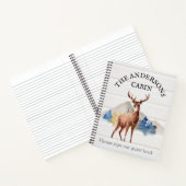 Cabin Rustic Deer Guest Book Mountain Cabin Notitieboek (Binnen)