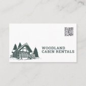 Cabin Vastgoed | QR Code Visitekaartje (Voorkant)