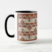Cabincore Autumnal Stripes Mok (Links)