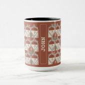 Cabincore Autumnal Stripes Mok (Midden)