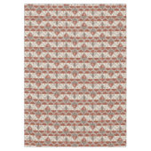 Cabincore Autumnal Stripes Tafelkleed (Voorkant)